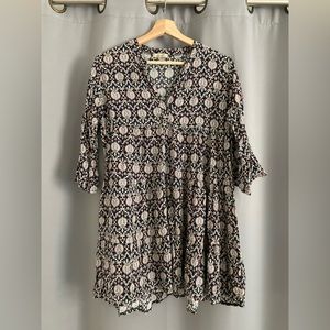 Cute printed empire waist tunic from Italy